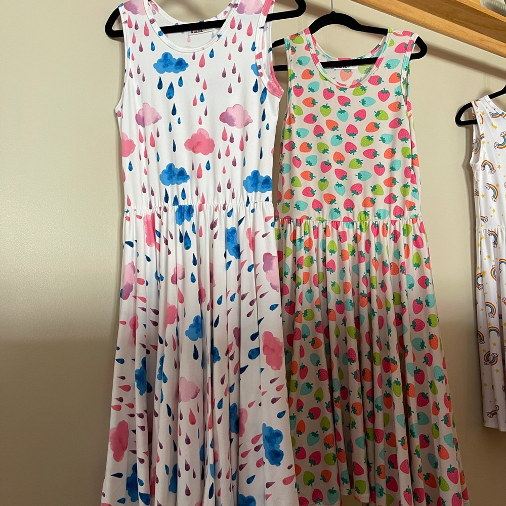 Girls DotDot Smile 8/10 Tank Dresses